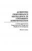 Achieving Performance Excellence in University Administration