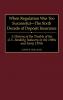 When Regulation Was Too Successful- The Sixth Decade of Deposit Insurance