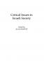 Critical Issues in Israeli Society