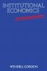 Institutional Economics