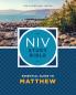 NIV Study Bible Essential Guide to Matthew Paperback Red Letter Comfort Print | Softcover