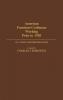 American Furniture Craftsmen Working Prior to 1920