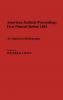 American Judicial Proceedings First Printed Before 1801