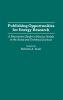 Publishing Opportunities for Energy Research
