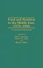 Food and Nutrition in the Middle East 1970-1986