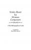 Violin Music by Women Composers