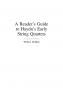 A Reader's Guide to Haydn's Early String Quartets