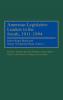 American Legislative Leaders in the South 1911-1994