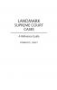 Landmark Supreme Court Cases
