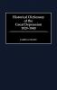 Historical Dictionary of the Great Depression 1929-1940