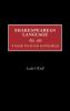 Shakespearean Language