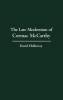 The Late Modernism of Cormac McCarthy