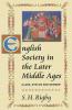 English Society in the Later Middle Ages