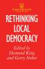 Rethinking Local Democracy