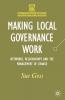 Making Local Governance Work