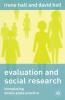Evaluation and Social Research