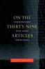 On The Thirty-Nine Articles