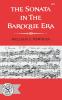 The Sonata in the Baroque Era