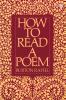 How to Read a Poem