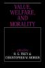 Value Welfare and Morality