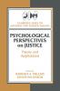Psychological Perspectives on Justice
