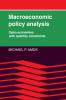 Macroeconomic Policy Analysis