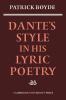 Dante's Style in His Lyric Poetry