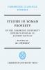 Studies in Roman Property