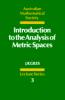 Introduction to the Analysis of Metric Spaces