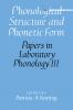 Phonological Structure and Phonetic Form