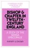 Bishop and Chapter in Twelfth-Century England