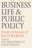Business Life and Public Policy