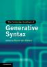 The Cambridge Handbook of Generative Syntax