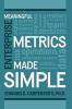 Meaningful Enterprise Metrics Made Simple