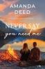 Never Say You Need Me