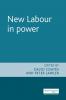 New Labour in power