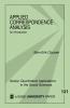 Applied Correspondence Analysis