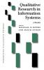 Qualitative Research in Information Systems
