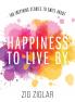 Happiness to Live By | Softcover