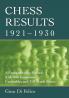 Chess Results 1921-1930