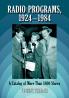 Radio Programs 1924-1984