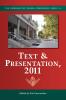 Text & Presentation 2011