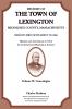 History of the Town of Lexington Middlesex County Massachusetts Genealogies Volume II