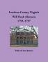 Loudoun County Virginia Will Book Abstracts 1793-1797