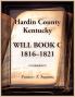 Hardin County Kentucky Will Book C 1816-1821