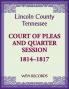 Lincoln County Tennessee Court of Pleas 1814-1817