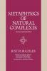Metaphysics of Natural Complexes