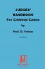 Judges' Handbook for Criminal Cases