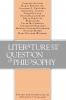 Literature and the Question of Philosophy
