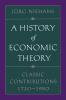 A History of Economic Theory